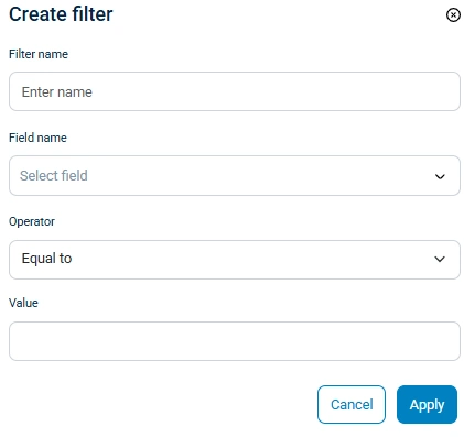 NXLog Platform create a log filter