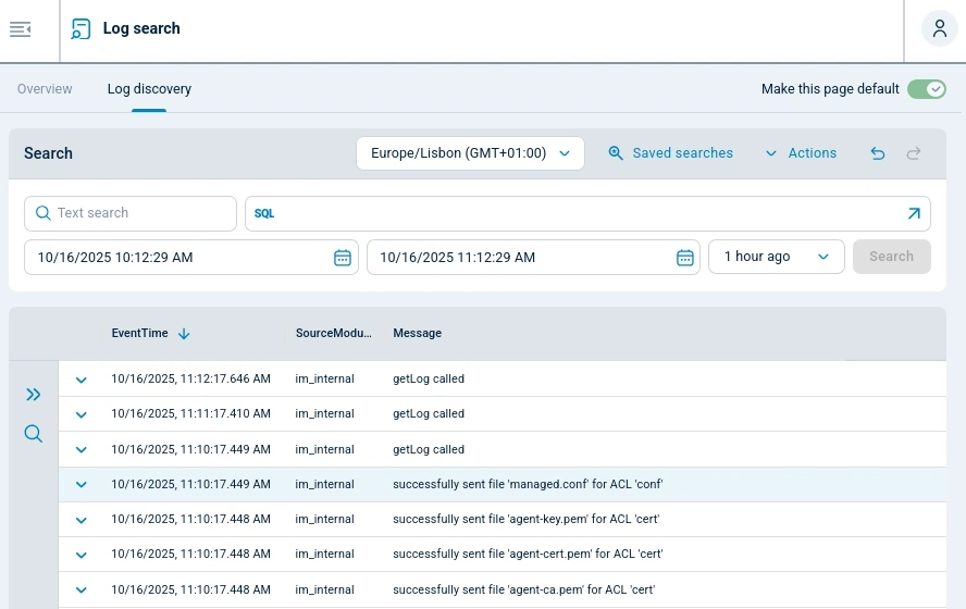 NXLog Platform log discovery
