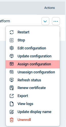 Apply a configuration to a single NXLog Agent