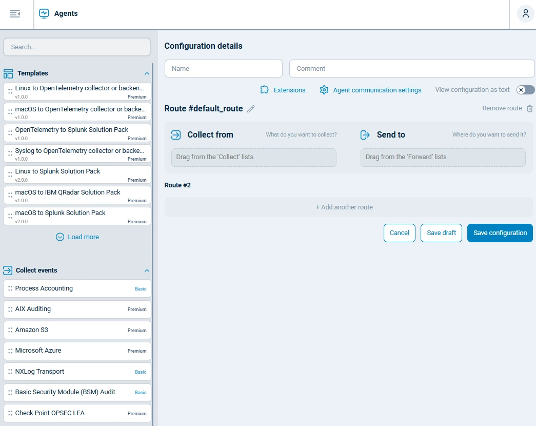 NXLog Platform configuration builder
