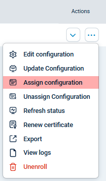 Apply a configuration to a single NXLog Agent