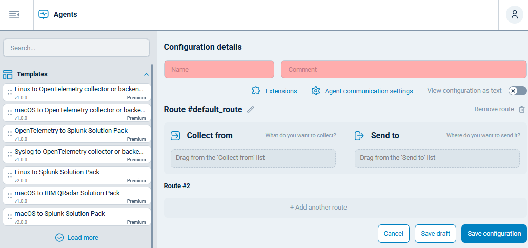 NXLog Agent configuration details