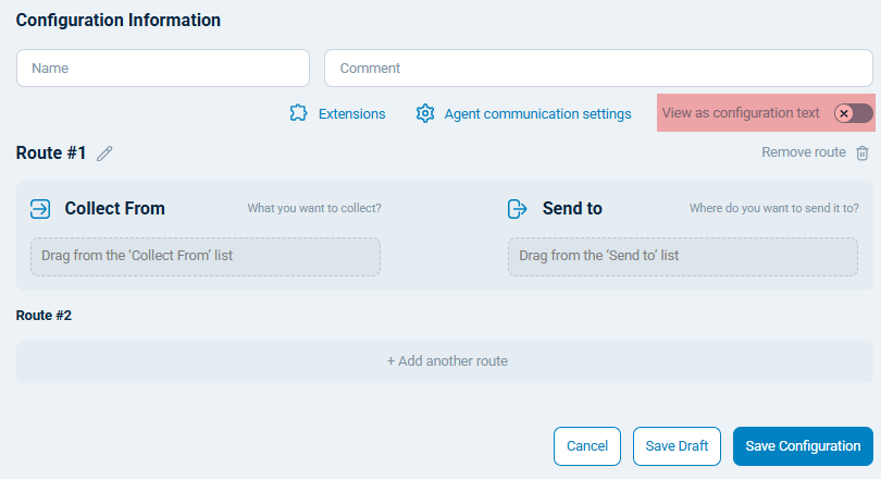 NXLog Platform configuration details