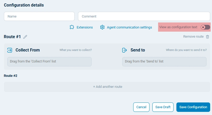 NXLog Platform configuration details