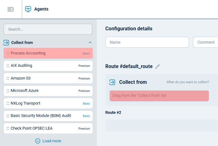 NXLog Agent configuration log source