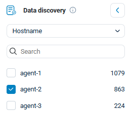 NXLog Platform log search data discovery