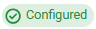 Agent deployment state - Configured